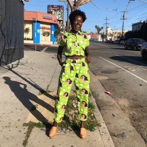 Nooworks Checker Girl Business Pants